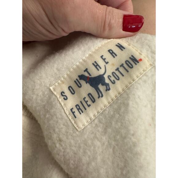 Southern Fried Cotton Lauren Sweatshirt in coconut sz XXL - Picture 5 of 5